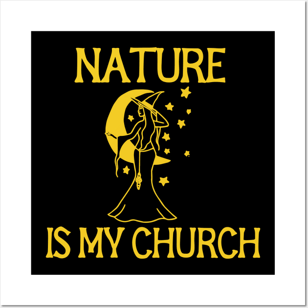 Nature is my church Wall Art by bubbsnugg